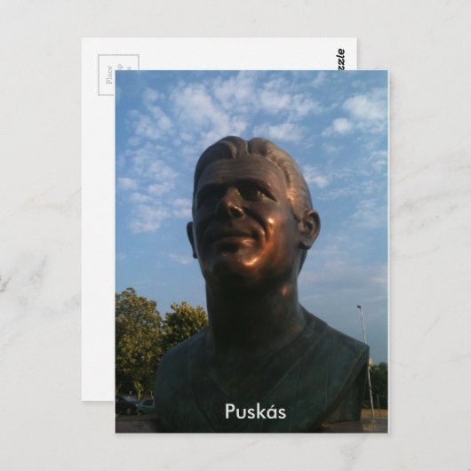 Ferenc Puskás Briefkaart (Voorkant / Achterkant)