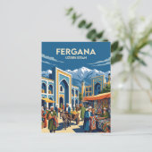 Fergana Oezbekistan Briefkaart (Staand voorkant)