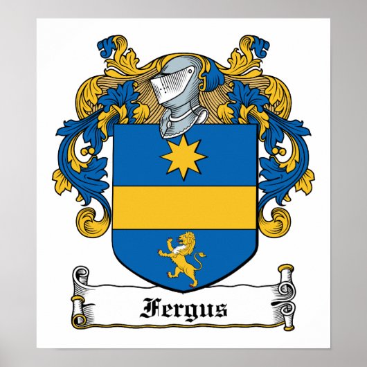 Fergus Family Crest Poster (Voorkant)
