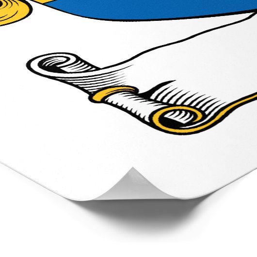 Fergus Family Crest Poster (Hoek)