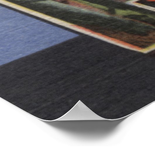 Fergus-Herfsten, Minnesota - Grote lettertjes Poster (Hoek)