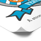 Fergus jongens F naam betekent sinaasappel poster (Hoek)