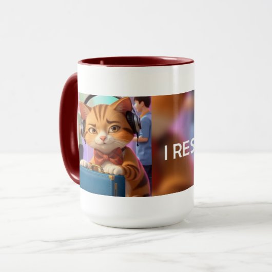 Fergus MacFluff's 'I Rest My Hoesje'-Mok Mok (Voorkant links)