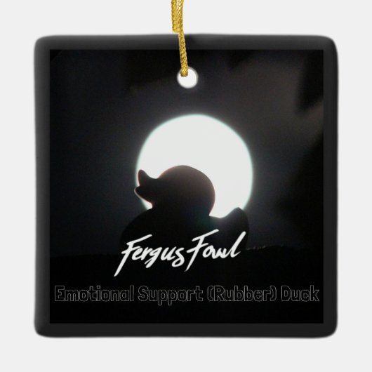 FergusFowl ES(R)D Keramisch Ornament (Voorkant)