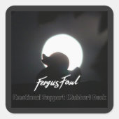 FergusFowl ES(R)D-Sticker Vierkante Sticker (Voorkant)