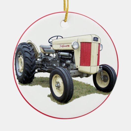 Ferguson 40 keramisch ornament (Voorkant)