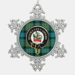 Ferguson Clan kerstversier Tin Sneeuwvlok Ornament