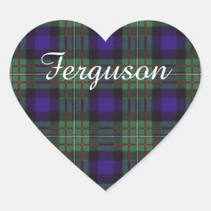 Ferguson clan Plaid Schotse tartan Hart Sticker