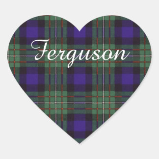 Ferguson clan Plaid Schotse tartan Hart Sticker