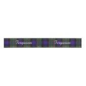 Ferguson clan Pset Scottish tartan Grosgrain Lint (Voorkant)