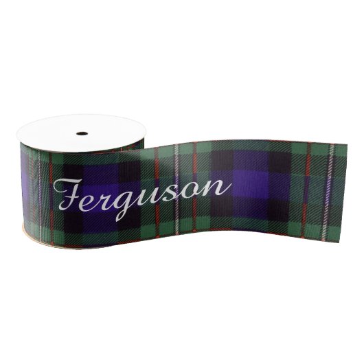 Ferguson clan Pset Scottish tartan Grosgrain Lint (Spoel)