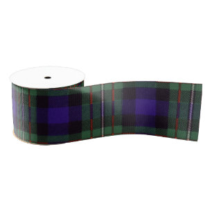 Ferguson clan Pset Scottish tartan Grosgrain Lint