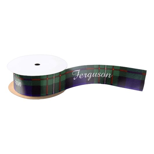 Ferguson clan Pset Scottish tartan Satijnen Lint (Spoel)