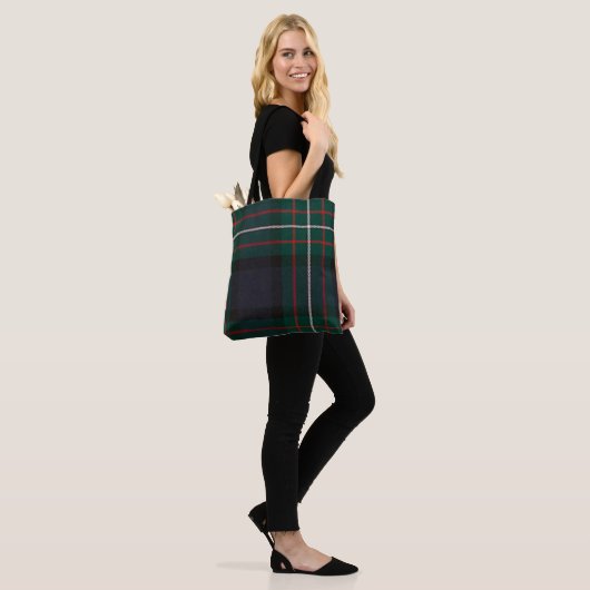 Ferguson Clan Tartan canvas tas (Op model)
