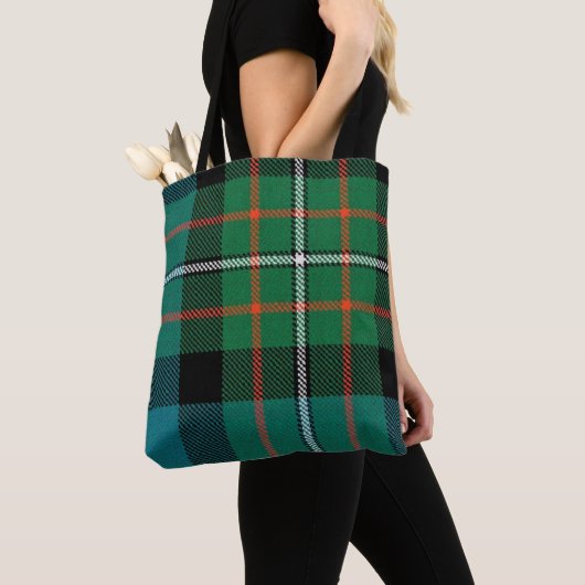 Ferguson Clan Tartan Canvas tas herbruikbaar (Dichtbij)
