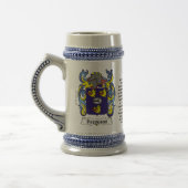 Ferguson Family Coat of Arms op een stein Bierpul (Links)