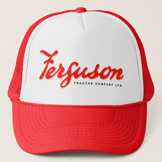Ferguson Fergie Tractor Wandeleend Trucker Pet (Voorkant)