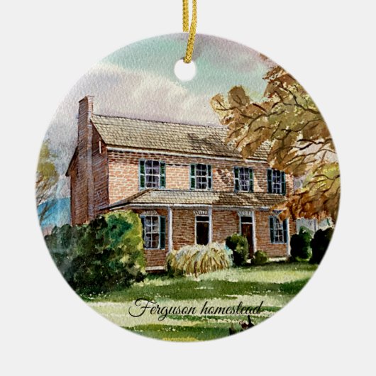 Ferguson homestead ornament - The Cedars (Voorkant)