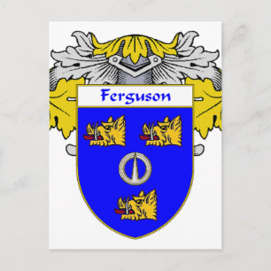 Ferguson-laag van wapens/familiekust (beheerd) briefkaart