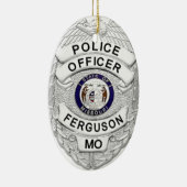 Ferguson-politiebadge Keramisch Ornament (Rechts)