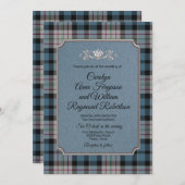 Ferguson Pset Monogrammed Wedding Invitation Kaart (Voorkant / Achterkant)
