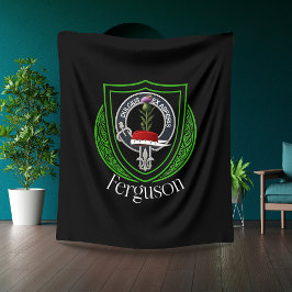 Ferguson Schotse Clan Crest Fleece Deken