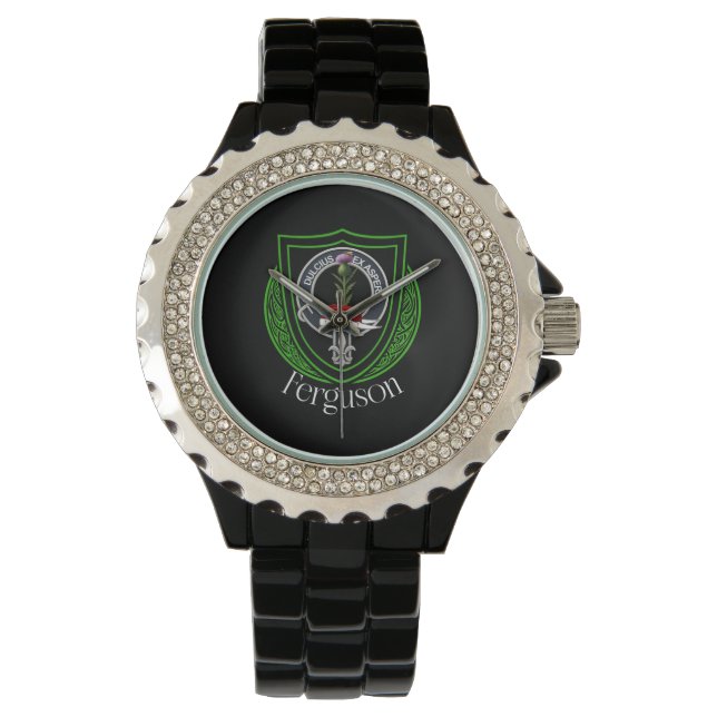 Ferguson Schotse Clan Crest Horloge (Voorkant)