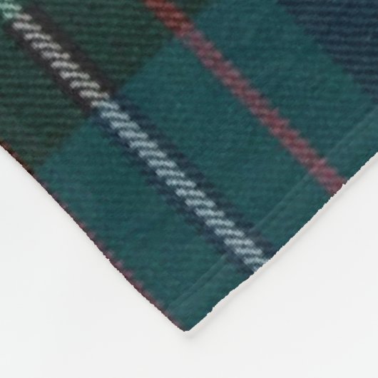 Ferguson Schotse Clan Tartan en Crest Fleece Deken (Hoek)