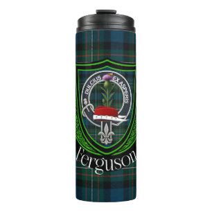Ferguson Schotse Clans Tartan & Crest Thermosbeker