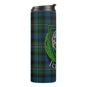Ferguson Schotse Clans Tartan & Crest Thermosbeker (Gedraaid links)