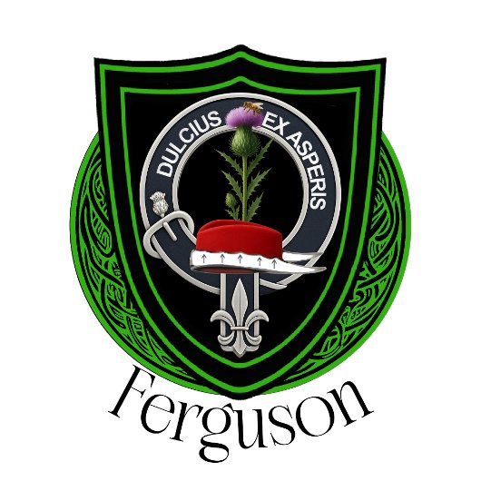 Ferguson Scottish Clan Crest Flacon
