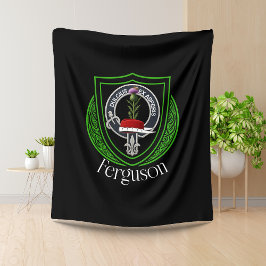 Ferguson Scottish Clan Crest Fleece Deken