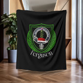 Ferguson Scottish Clan Crest Fleece Deken