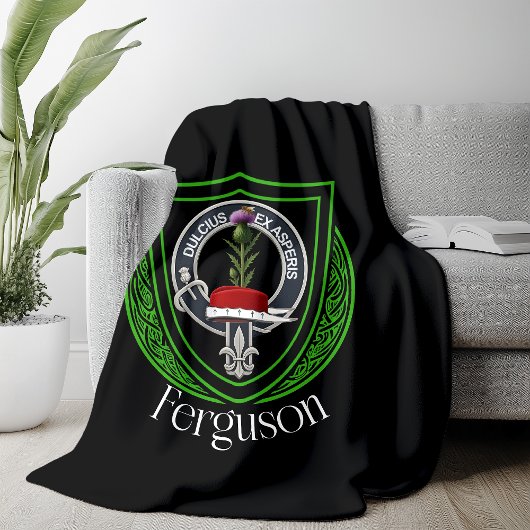 Ferguson Scottish Clan Crest Fleece Deken