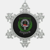 Ferguson Scottish Clan Crest Tin Sneeuwvlok Ornament (Voorkant)