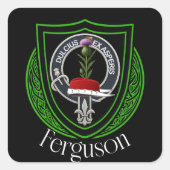 Ferguson Scottish Clan Crest  Vierkante Sticker (Voorkant)