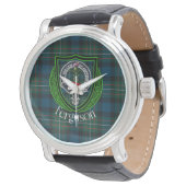 Ferguson Scottish Clan Tartan & Crest Horloge (Gekanteld)