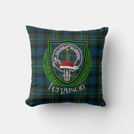Ferguson Scottish Clan Tartan & Crest Kussen