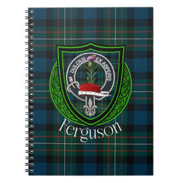 Ferguson Scottish Clan Tartan & Crest Notitieboek