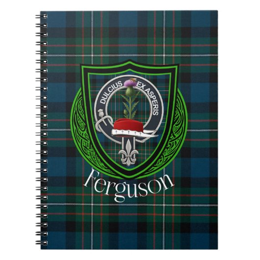 Ferguson Scottish Clan Tartan & Crest Notitieboek (Voorkant)