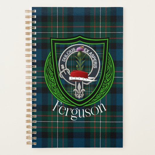 Ferguson Scottish Clan Tartan & Crest Planner (Voorkant)