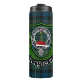 Ferguson Scottish Clan Tartan & Crest Thermosbeker (Voorkant)