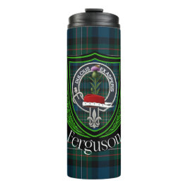 Ferguson Scottish Clan Tartan & Crest Thermosbeker