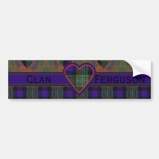 Ferguson Scottish Tartan Bumpersticker (Voorkant)