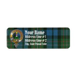 Ferguson Tartan & Badge Etiket