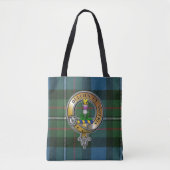 Ferguson Tartan & Badge Tote Bag (Voorkant)
