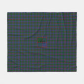FERGUSON TARTAN Patroon Monogram DEKEN F (Voorkant (Horizontaal))