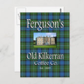 Ferguson's Old Kilkerran Coffee Co. Briefkaart (Voorkant / Achterkant)