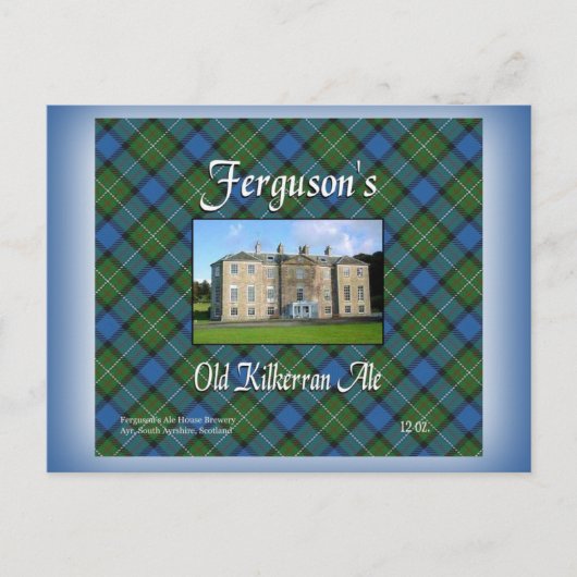 Ferguson's oude Kilkerran Ale Briefkaart (Voorkant)