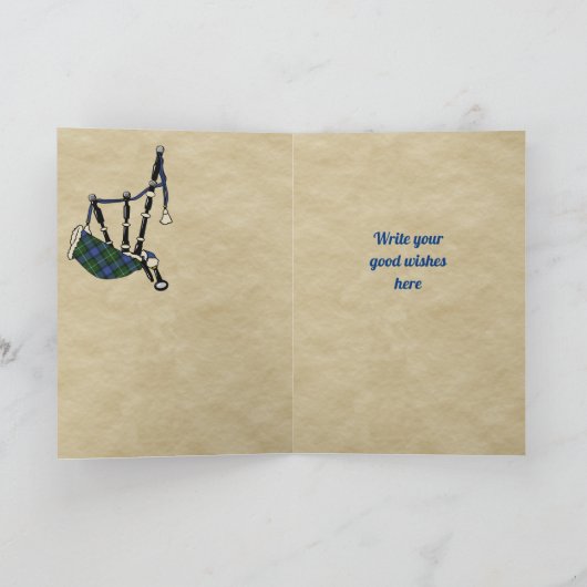 Fergusson Badge & Tartan Persoonlijke Kaart (Binnen)